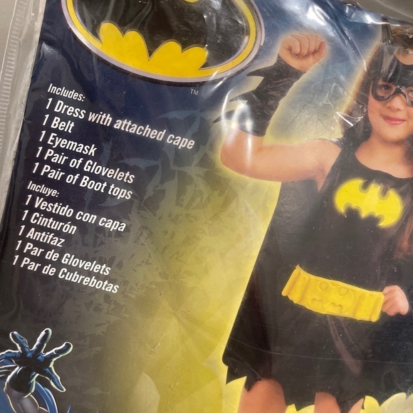 DC Comics Batgirl Costume Gotham Reflective 7 Piece Set Sz XL (14-16) - Picture 3 of 5